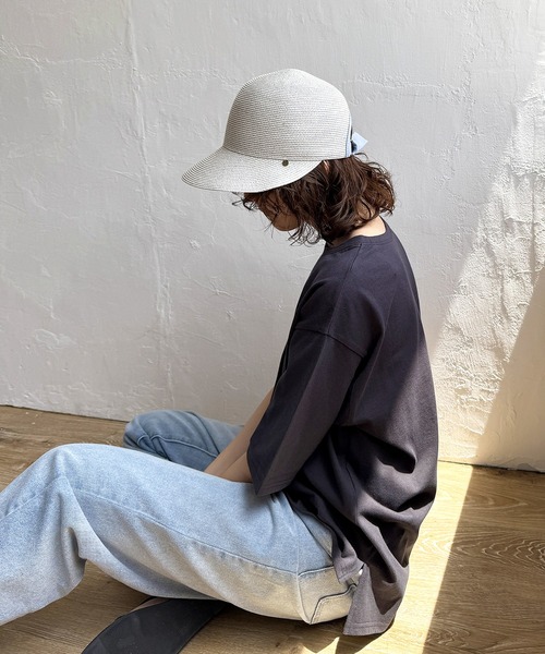 LBC（エルビーシー）の「雑材ブレードジョッキーキャップ（キャップ・レディース・ブラック/ライトブラウン/ライトグレー・FREE）」の6枚目の写真