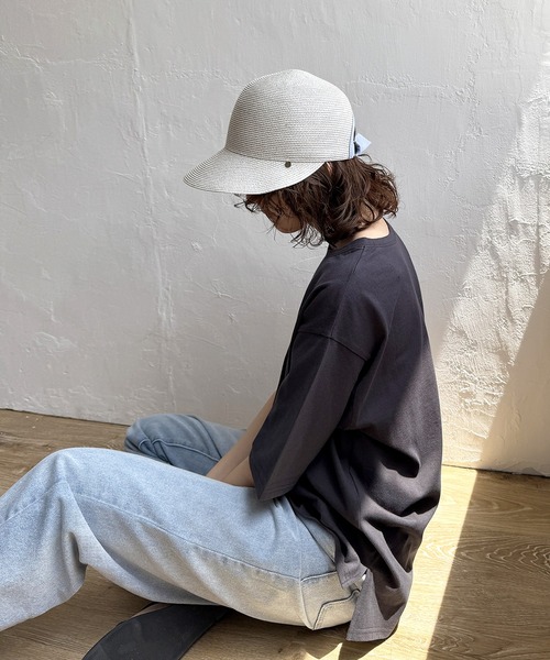 LBC（エルビーシー）の「雑材ブレードジョッキーキャップ（キャップ・レディース・ブラック/ライトブラウン/ライトグレー・FREE）」の7枚目の写真