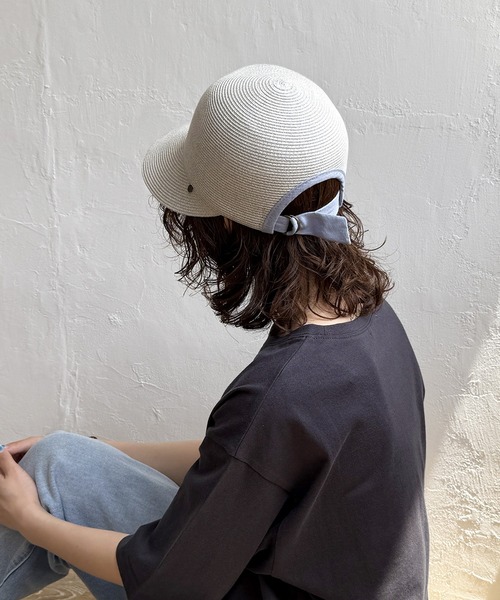 LBC（エルビーシー）の「雑材ブレードジョッキーキャップ（キャップ・レディース・ブラック/ライトブラウン/ライトグレー・FREE）」の4枚目の写真