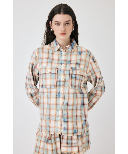 moussy - moussy  ペイズリー柄　ブラウス　新作　春服　アイボリー　ホワイト　白 moussy - moussy ペイズリー ブラウス シャツ チャイナシャツ
