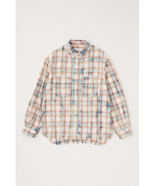 moussy - 今季新作完売☆MOUSSY BIG CHECK シャツ☆オーバーサイズシャツ新品 forksy.】2wayオーバーサイズチェックシャツ forksy.│MONO-MART