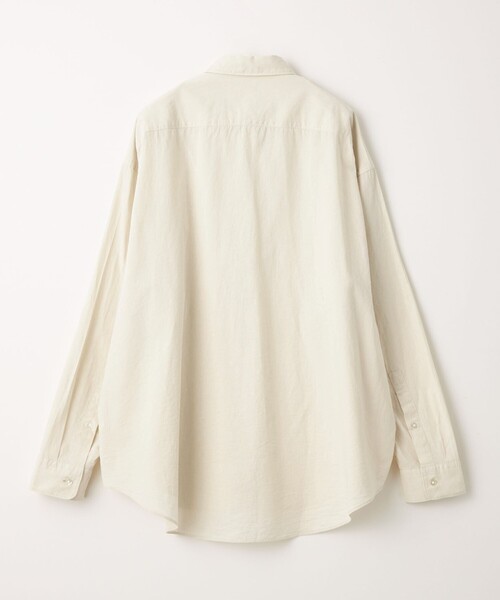 CITEN（シテン）の「＜CITEN＞コットンリネンオーバーシャツ（シャツ/ブラウス・メンズ・ネイビー/ダークグレー/ナチュラル・M/L）」の10枚目の写真