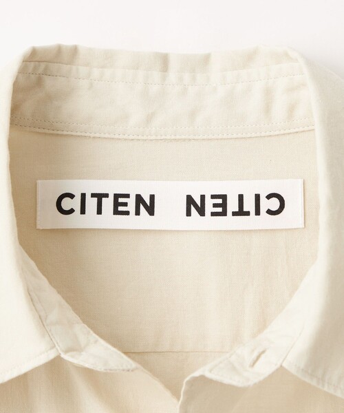 CITEN（シテン）の「＜CITEN＞コットンリネンオーバーシャツ（シャツ/ブラウス・メンズ・ネイビー/ダークグレー/ナチュラル・M/L）」の15枚目の写真