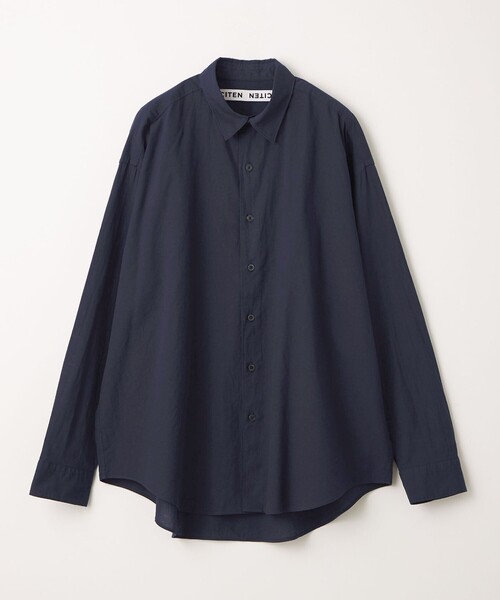 CITEN（シテン）の「＜CITEN＞コットンリネンオーバーシャツ（シャツ/ブラウス・メンズ・ネイビー/ダークグレー/ナチュラル・M/L）」の20枚目の写真