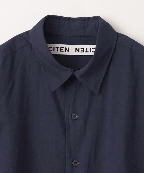 CITEN（シテン）の「＜CITEN＞コットンリネンオーバーシャツ（シャツ/ブラウス・メンズ・ネイビー/ダークグレー/ナチュラル・M/L）」の22枚目の写真
