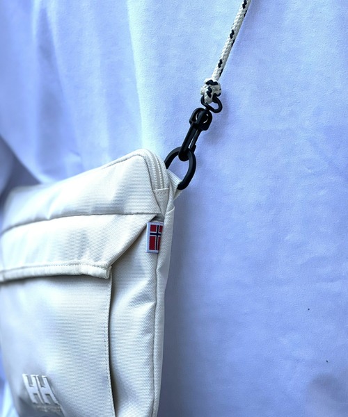 HELLY HANSEN（ヘリーハンセン）の「【HELLY HANSEN】Fjordland Sacoche フィヨルドランドサコッシュ（ショルダーバッグ・メンズ・ブラック/アイボリー・ONE SIZE）」の3枚目の写真