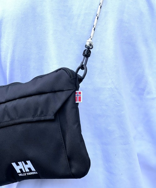 HELLY HANSEN（ヘリーハンセン）の「【HELLY HANSEN】Fjordland Sacoche フィヨルドランドサコッシュ（ショルダーバッグ・メンズ・ブラック/アイボリー・ONE SIZE）」の4枚目の写真