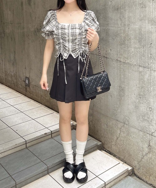 INGNI（イング）の「エンブレム付キルティングショルダーバッグ（ショルダーバッグ・レディース・ブラック/オフホワイト/ピンク/ピンクベージュ・-）」の21枚目の写真