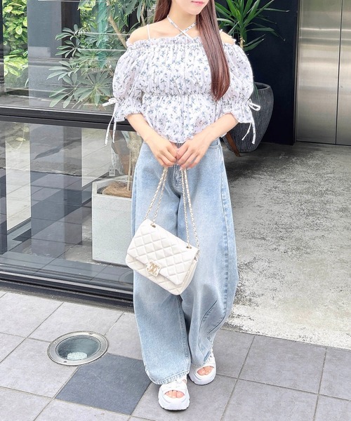 INGNI（イング）の「エンブレム付キルティングショルダーバッグ（ショルダーバッグ・レディース・ブラック/オフホワイト/ピンク/ピンクベージュ・-）」の17枚目の写真