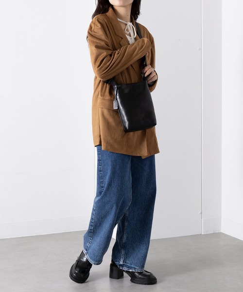 TIDEWAY(タイドウェイ)の「【TIDEWAY】OIL SHRINK SHOULDER/S T3156(ショルダーバッグ・レディース・グレイッシュベージュ/ブラック/キャメル/ブラウン・FREE)」の22枚目の写真