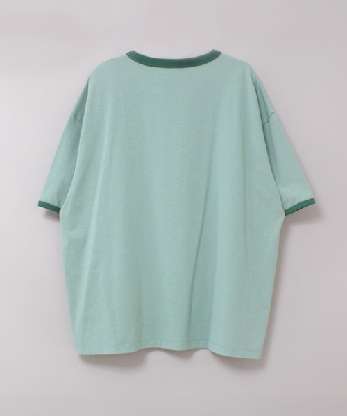 RNA-N(アールエヌエーエヌ)の「M2433 刺繍ロゴリンガーT(Tシャツ/カットソー・レディース・ラベンダー/ライトグリーン/ライトブラウン・FREE)」の20枚目の写真