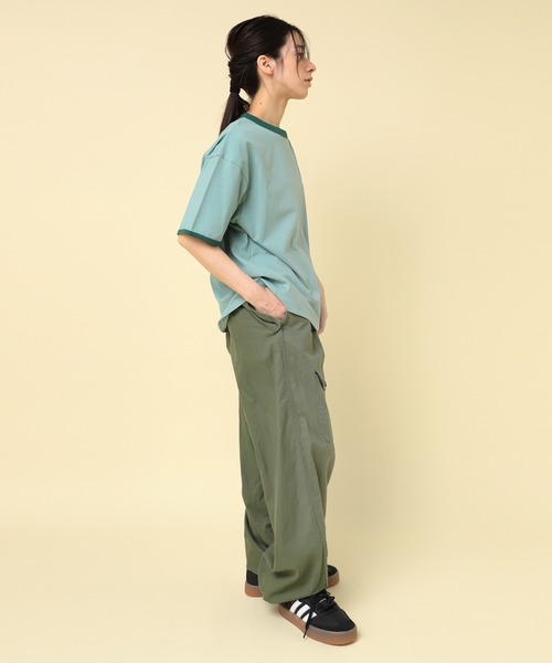 RNA-N(アールエヌエーエヌ)の「M2433 刺繍ロゴリンガーT(Tシャツ/カットソー・レディース・ラベンダー/ライトグリーン/ライトブラウン・FREE)」の15枚目の写真