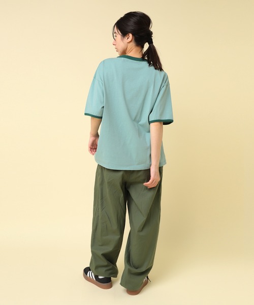 RNA-N(アールエヌエーエヌ)の「M2433 刺繍ロゴリンガーT(Tシャツ/カットソー・レディース・ラベンダー/ライトグリーン/ライトブラウン・FREE)」の16枚目の写真