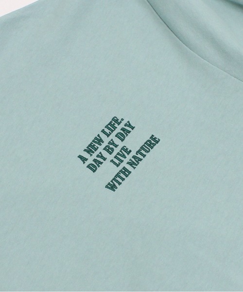 RNA-N(アールエヌエーエヌ)の「M2433 刺繍ロゴリンガーT(Tシャツ/カットソー・レディース・ラベンダー/ライトグリーン/ライトブラウン・FREE)」の9枚目の写真