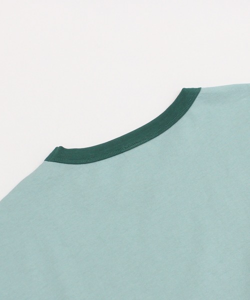 RNA-N(アールエヌエーエヌ)の「M2433 刺繍ロゴリンガーT(Tシャツ/カットソー・レディース・ラベンダー/ライトグリーン/ライトブラウン・FREE)」の12枚目の写真