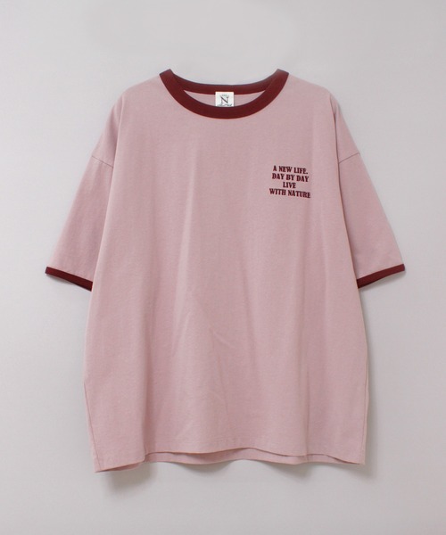 RNA-N(アールエヌエーエヌ)の「M2433 刺繍ロゴリンガーT(Tシャツ/カットソー・レディース・ラベンダー/ライトグリーン/ライトブラウン・FREE)」の22枚目の写真
