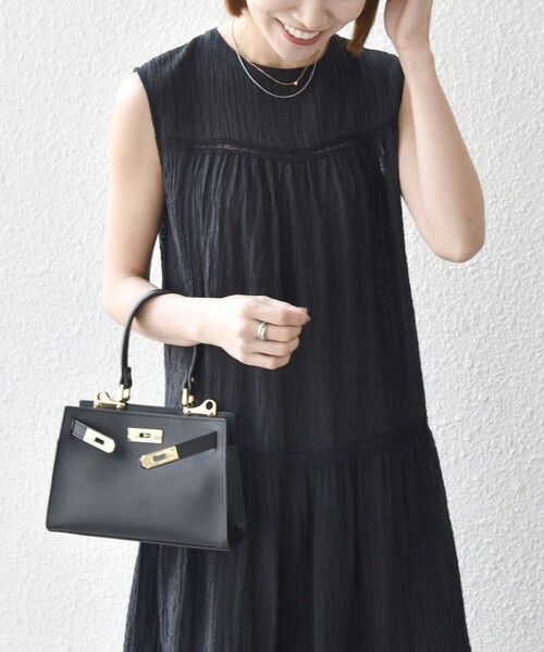 人気完売 SHIPS 楊柳 フラワー ティアードワンピース マキシ丈 人気