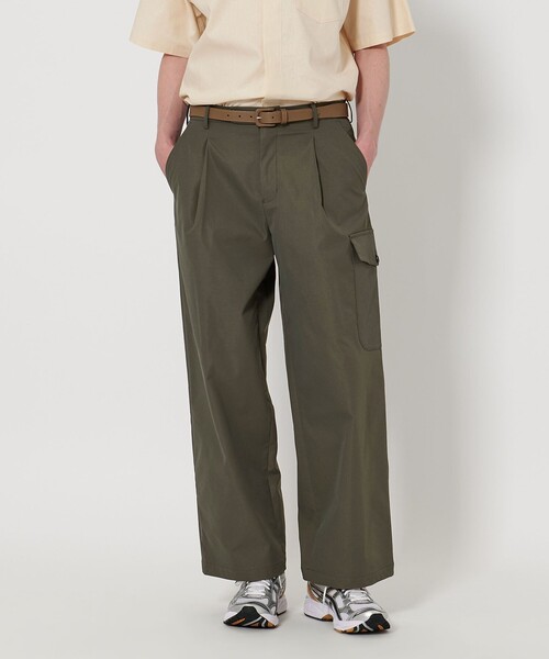 ZOZO限定】ポリエステル ツイル 1ポケット ワイドパンツ（その他パンツ