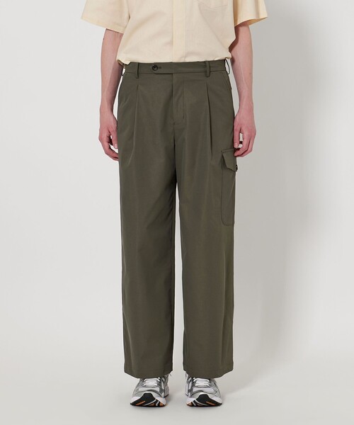 ZOZO限定】ポリエステル ツイル 1ポケット ワイドパンツ（その他パンツ