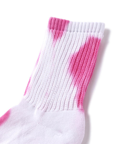 ROSTER SOX(ロスターソックス)の「ROSTER SOX/ロスターソックス TD SOCKS タイダイソックス メンズ レディース(ソックス/靴下・メンズ・ブルー/イエロー/ピンク・1/2)」の3枚目の写真