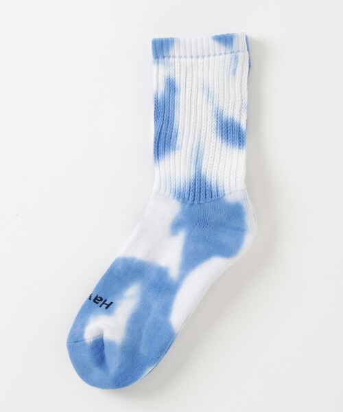 ROSTER SOX(ロスターソックス)の「ROSTER SOX/ロスターソックス TD SOCKS タイダイソックス メンズ レディース(ソックス/靴下・メンズ・ブルー/イエロー/ピンク・1/2)」の2枚目の写真