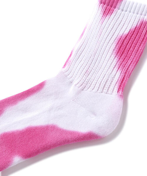 ROSTER SOX(ロスターソックス)の「ROSTER SOX/ロスターソックス TD SOCKS タイダイソックス メンズ レディース(ソックス/靴下・メンズ・ブルー/イエロー/ピンク・1/2)」の6枚目の写真