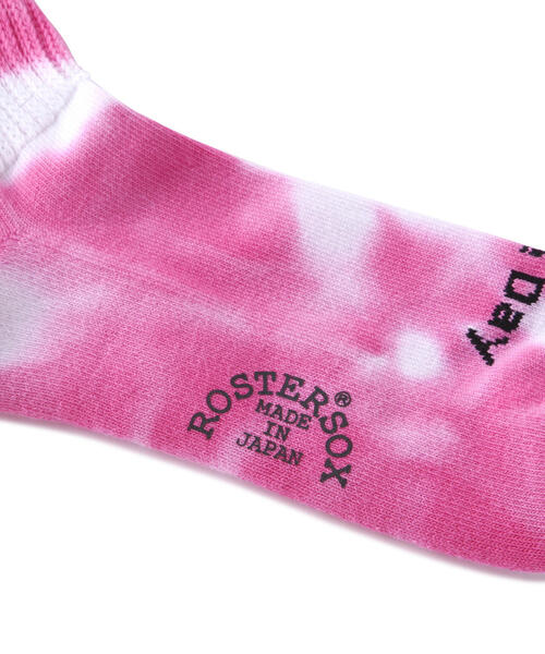 ROSTER SOX(ロスターソックス)の「ROSTER SOX/ロスターソックス TD SOCKS タイダイソックス メンズ レディース(ソックス/靴下・メンズ・ブルー/イエロー/ピンク・1/2)」の8枚目の写真