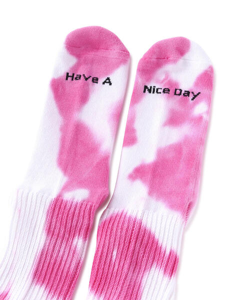 ROSTER SOX(ロスターソックス)の「ROSTER SOX/ロスターソックス TD SOCKS タイダイソックス メンズ レディース(ソックス/靴下・メンズ・ブルー/イエロー/ピンク・1/2)」の9枚目の写真