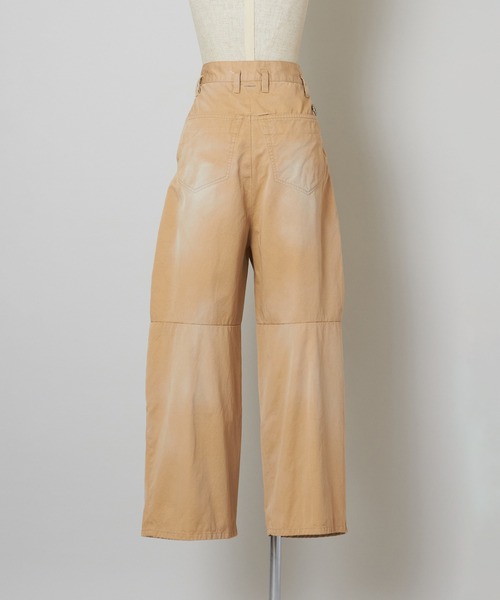 SHINYAKOZUKA（シンヤコヅカ）の「WASHED Hi BAGGY（チノパンツ・メンズ・ホワイト/ベージュ・M/S）」の3枚目の写真