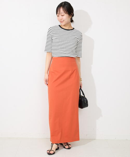 SLOBE IENA(スローブイエナ)の「《2枚セット》ナローサロペット×TEEセット(サロペット/オーバーオール・レディース・ブラック/ブラウン・36/38)」の22枚目の写真