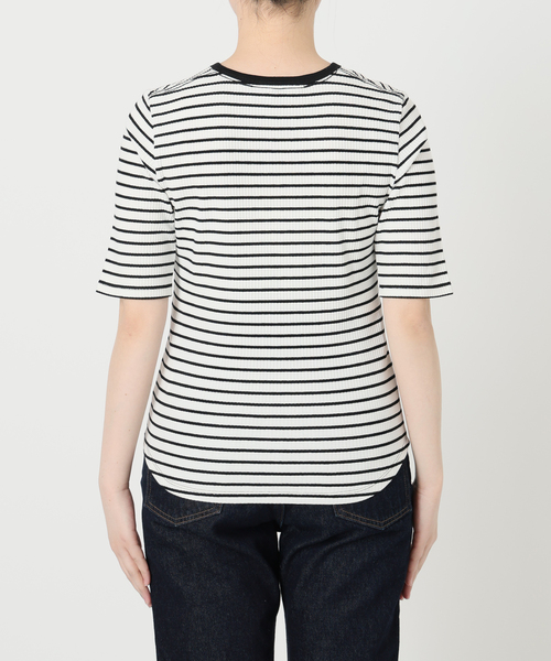 SLOBE IENA(スローブイエナ)の「《2枚セット》ナローサロペット×TEEセット(サロペット/オーバーオール・レディース・ブラック/ブラウン・36/38)」の7枚目の写真