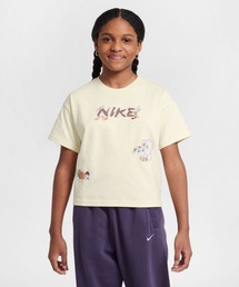 入手困難 NIKE ナイキガール Tシャツ ホワイト カットソー 古着 Lサイズ Nike ガールズTシャツ DO1327（ホワイト）｜チア用品専門店