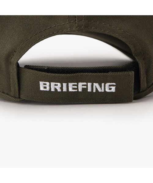 【新品】BRIEFING ブリーフィング　BASIC HAT　オリーブ　FREE BRIEFING - BASIC HAT / 刺繍ロゴ ベーシック バケットハット