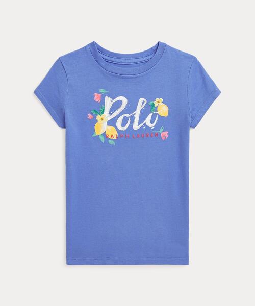 ロゴ コットン ジャージー Tシャツ