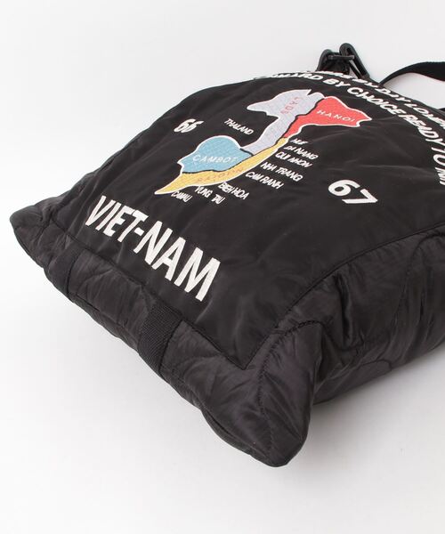 セール】【T10】【HOUSTON】EMBROIDERY QUILTING HELMET BAG
