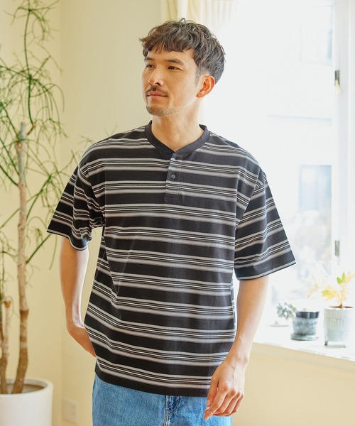 究極の心地【Brunero Cucinelli】セラフ ヘンリーカラーTシャツ 楽天市場】カットソー 長袖 Tシャツ メンズ 春 春服 ポリ