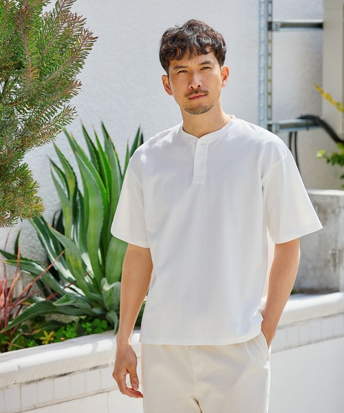 カノコヘンリーネックTシャツ（Tシャツ/カットソー）｜FOUND