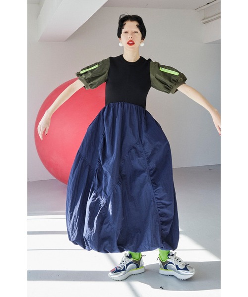 ワンピース OMMO MA-1 HALF SLEEVE DOCKING OP 36 MA-1 HALF SLEEVE DOCKING OP（ワンピース）｜OMMO（オーエムエムオー