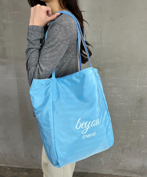 Loco Ocean（ロコオーシャン）の「【A4サイズ収納可】リバーシブル カジュアルボーダー＆ロゴ キャンバストートバッグ（トートバッグ・レディース・レッド/ブルー・ONE SIZE）」の10枚目の写真