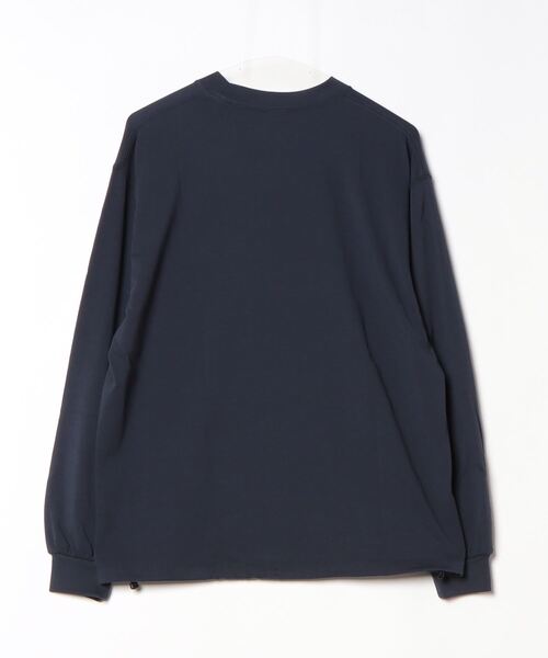 ES.1(エスアイ)の「【ES.1】エスアイ LS T-shirts(Tシャツ/カットソー・メンズ・ネイビー/ホワイト/ブラック・SMALL/MEDIUM/LARGE/X-LARGE)」の4枚目の写真