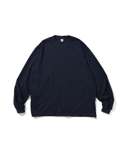 ES.1(エスアイ)の「【ES.1】エスアイ LS T-shirts(Tシャツ/カットソー・メンズ・ネイビー/ホワイト/ブラック・SMALL/MEDIUM/LARGE/X-LARGE)」の3枚目の写真
