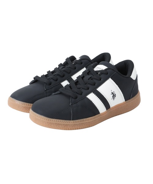 U.S. POLO ASSN.(ユーエスポロアッスン)の「U.S. POLO ASSN ラインデザイン カジュアル ローカットスニーカー(スニーカー・レディース・ブラック/ホワイト/ベージュ・22.5cm/23.0cm/23.5cm/24.0cm/24.5cm)」の20枚目の写真