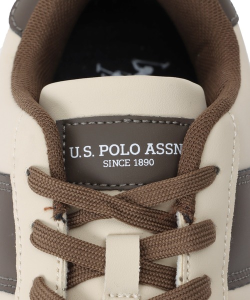 U.S. POLO ASSN.(ユーエスポロアッスン)の「U.S. POLO ASSN ラインデザイン カジュアル ローカットスニーカー(スニーカー・レディース・ブラック/ホワイト/ベージュ・22.5cm/23.0cm/23.5cm/24.0cm/24.5cm)」の14枚目の写真