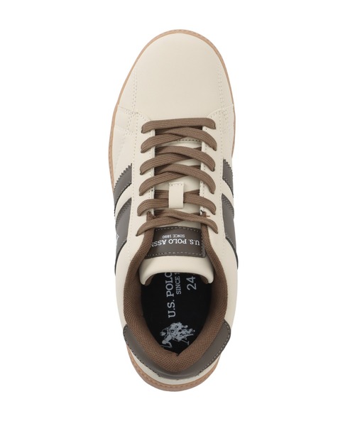 U.S. POLO ASSN.(ユーエスポロアッスン)の「U.S. POLO ASSN ラインデザイン カジュアル ローカットスニーカー(スニーカー・レディース・ブラック/ホワイト/ベージュ・22.5cm/23.0cm/23.5cm/24.0cm/24.5cm)」の10枚目の写真