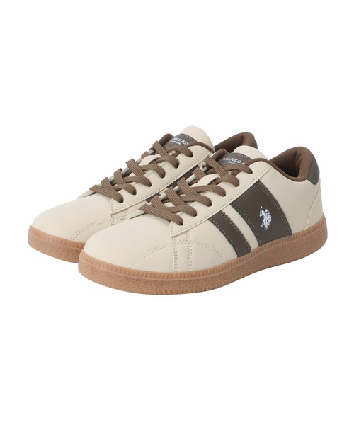 U.S. POLO ASSN.(ユーエスポロアッスン)の「U.S. POLO ASSN ラインデザイン カジュアル ローカットスニーカー(スニーカー・レディース・ブラック/ホワイト/ベージュ・22.5cm/23.0cm/23.5cm/24.0cm/24.5cm)」の19枚目の写真