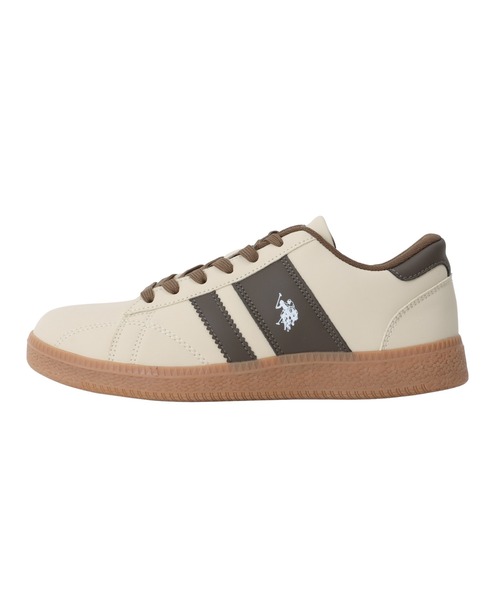 U.S. POLO ASSN.(ユーエスポロアッスン)の「U.S. POLO ASSN ラインデザイン カジュアル ローカットスニーカー(スニーカー・レディース・ブラック/ホワイト/ベージュ・22.5cm/23.0cm/23.5cm/24.0cm/24.5cm)」の12枚目の写真