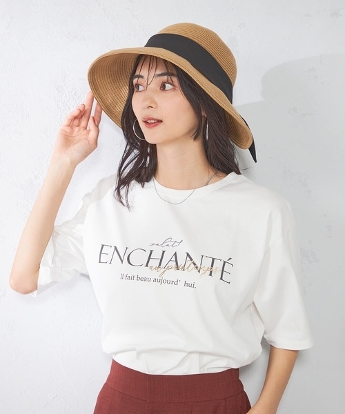 a.v.v（アーヴェヴェ）の「【洗える】リボンブレードハット（ハット・レディース・サンドベージュ/ベージュ・38）」の2枚目の写真