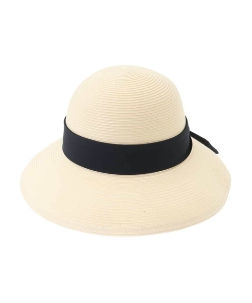 a.v.v（アーヴェヴェ）の「【洗える】リボンブレードハット（ハット・レディース・サンドベージュ/ベージュ・38）」の3枚目の写真