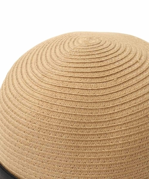 a.v.v（アーヴェヴェ）の「【洗える】リボンブレードハット（ハット・レディース・サンドベージュ/ベージュ・38）」の7枚目の写真