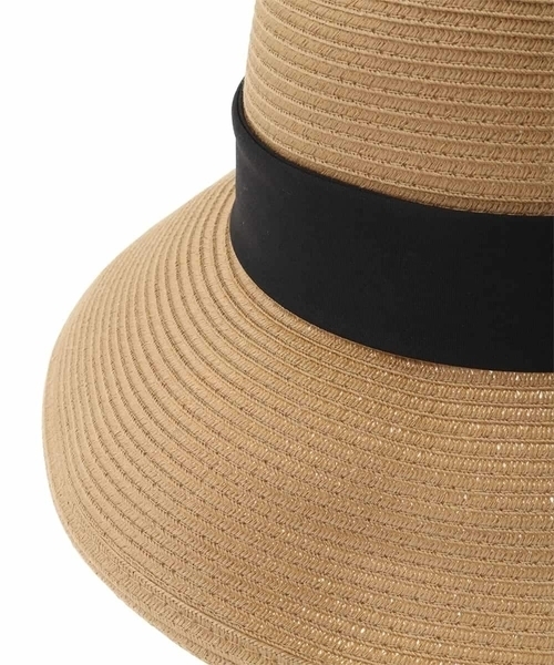 a.v.v（アーヴェヴェ）の「【洗える】リボンブレードハット（ハット・レディース・サンドベージュ/ベージュ・38）」の8枚目の写真